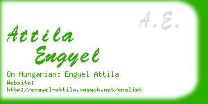 attila engyel business card